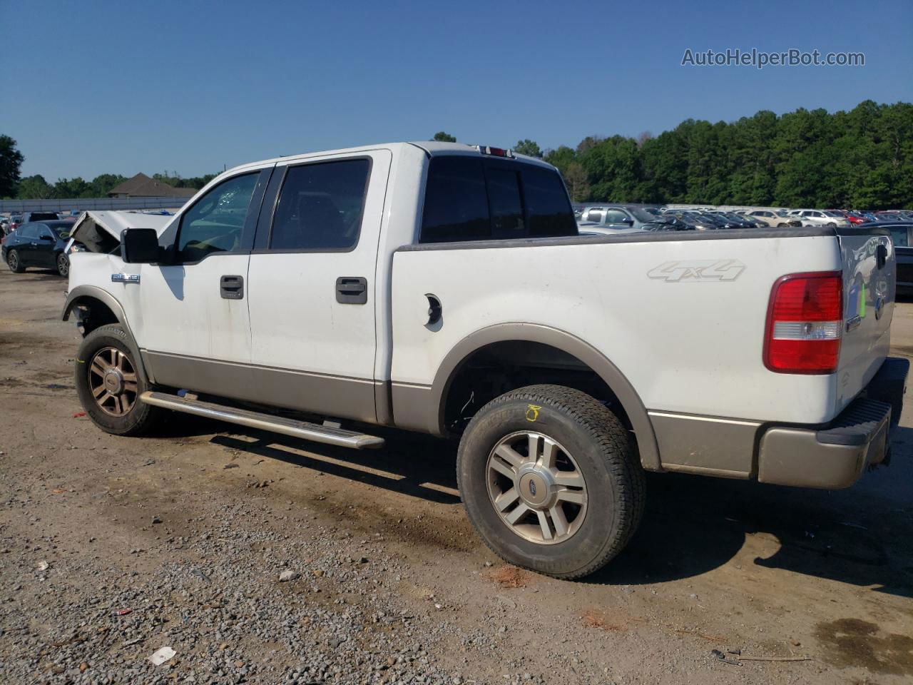 2005 Ford F150 Supercrew White vin: 1FTPW14585FB15667