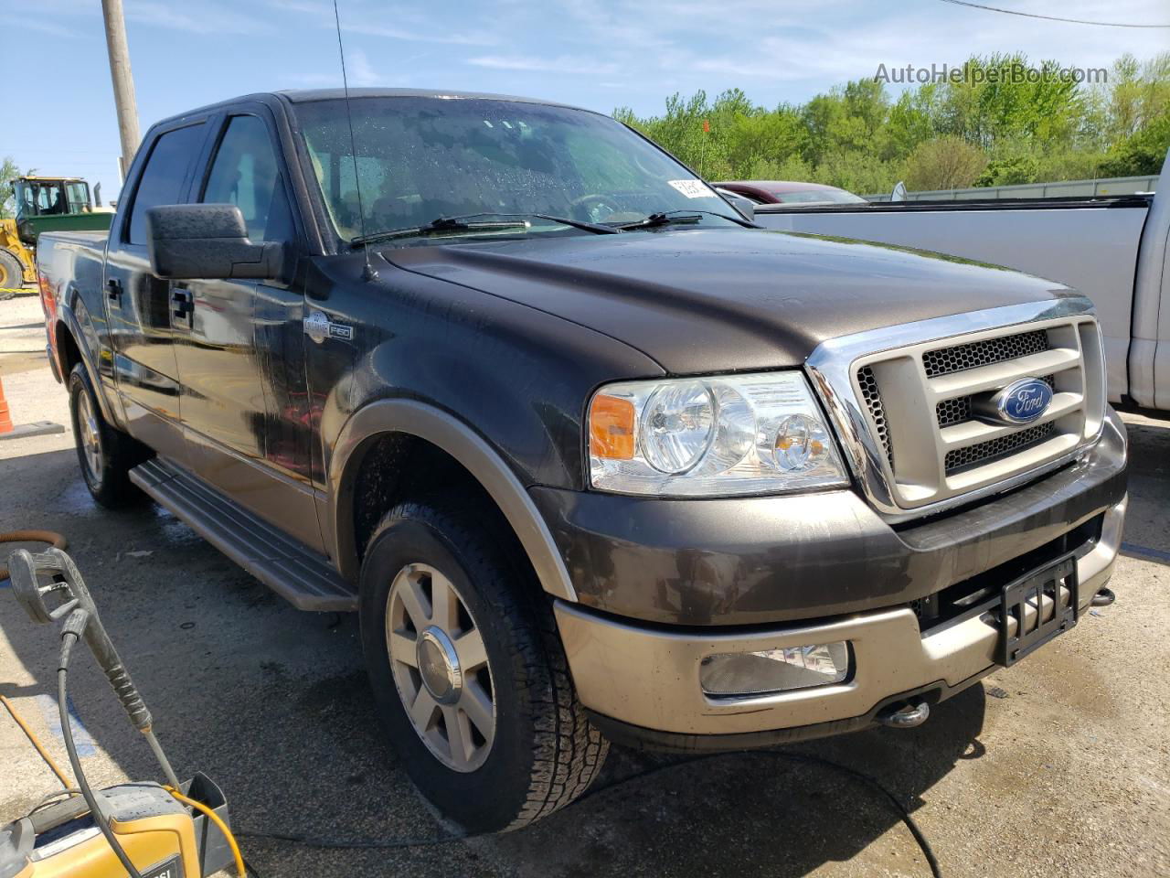 2005 Ford F150 Supercrew Brown vin: 1FTPW14585KE36731