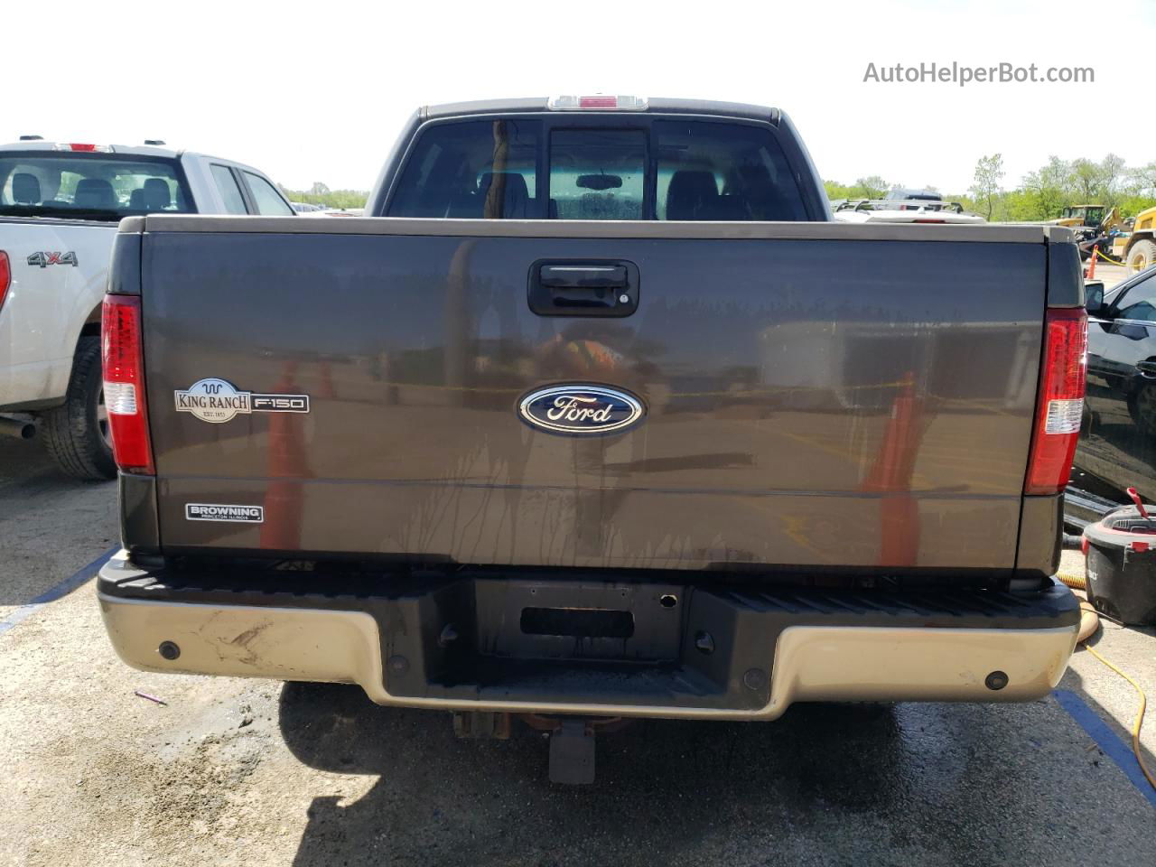 2005 Ford F150 Supercrew Brown vin: 1FTPW14585KE36731