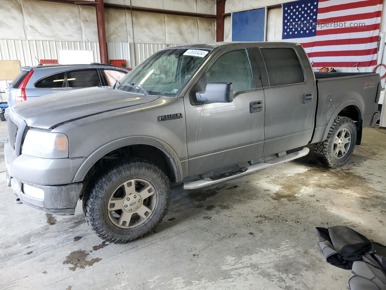 2004 Ford F150 Supercrew Silver vin: 1FTPW14594KA94110