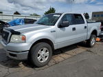 2004 Ford F150 Supercrew Silver vin: 1FTPW14594KB70070