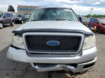 2004 Ford F150 Supercrew Silver vin: 1FTPW14594KB70070