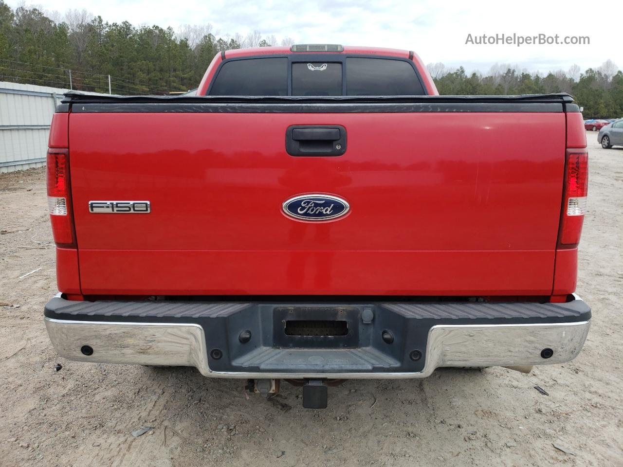 2004 Ford F150 Supercrew Red vin: 1FTPW14594KC23690