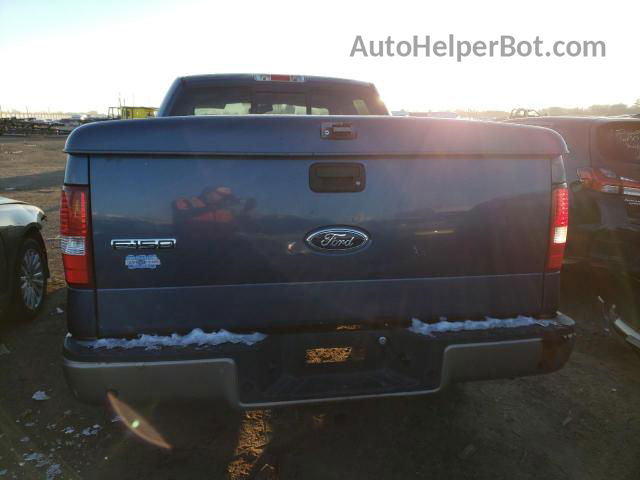 2004 Ford F150 Supercrew Blue vin: 1FTPW14594KC63395