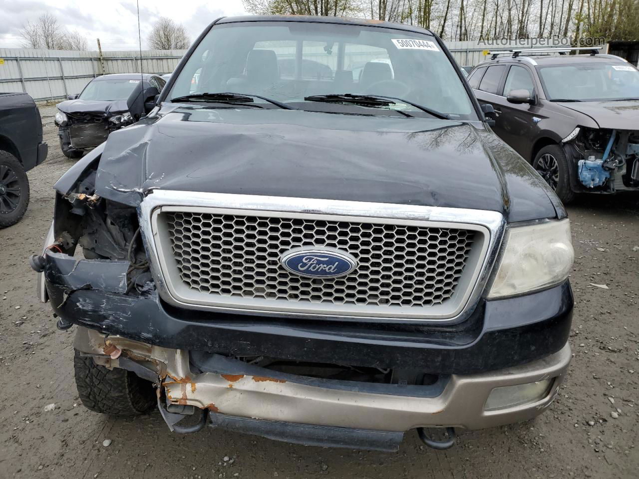 2004 Ford F150 Supercrew Black vin: 1FTPW14594KD51685