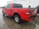 2005 Ford F150 Supercrew Red vin: 1FTPW14595FA05727