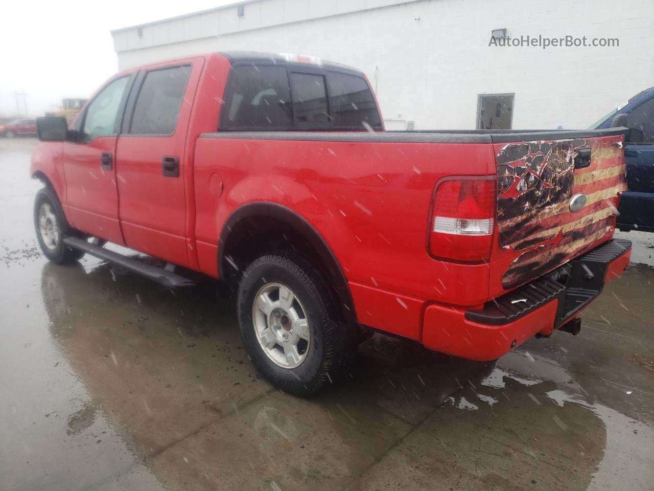 2005 Ford F150 Supercrew Красный vin: 1FTPW14595FA05727