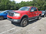 2005 Ford F150 Supercrew Красный vin: 1FTPW14595FA49999