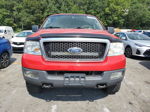 2005 Ford F150 Supercrew Красный vin: 1FTPW14595FA49999