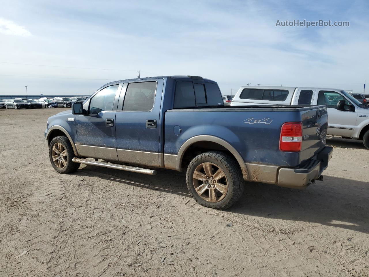 2005 Ford F150 Supercrew Blue vin: 1FTPW14595FA68892