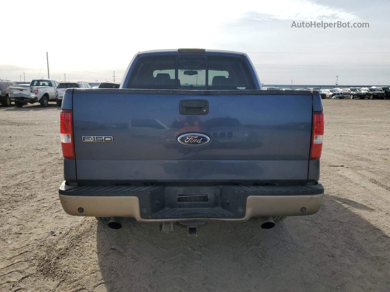 2005 Ford F150 Supercrew Blue vin: 1FTPW14595FA68892