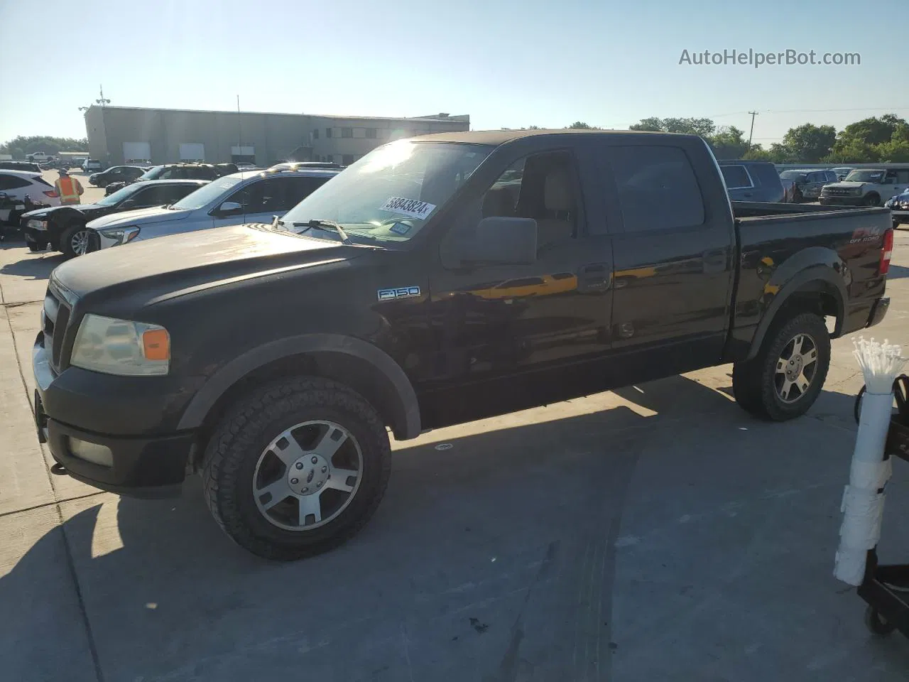 2005 Ford F150 Supercrew Black vin: 1FTPW14595KC37476