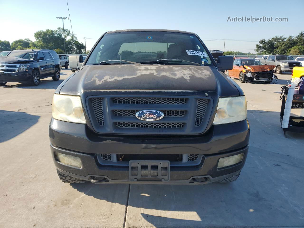 2005 Ford F150 Supercrew Black vin: 1FTPW14595KC37476