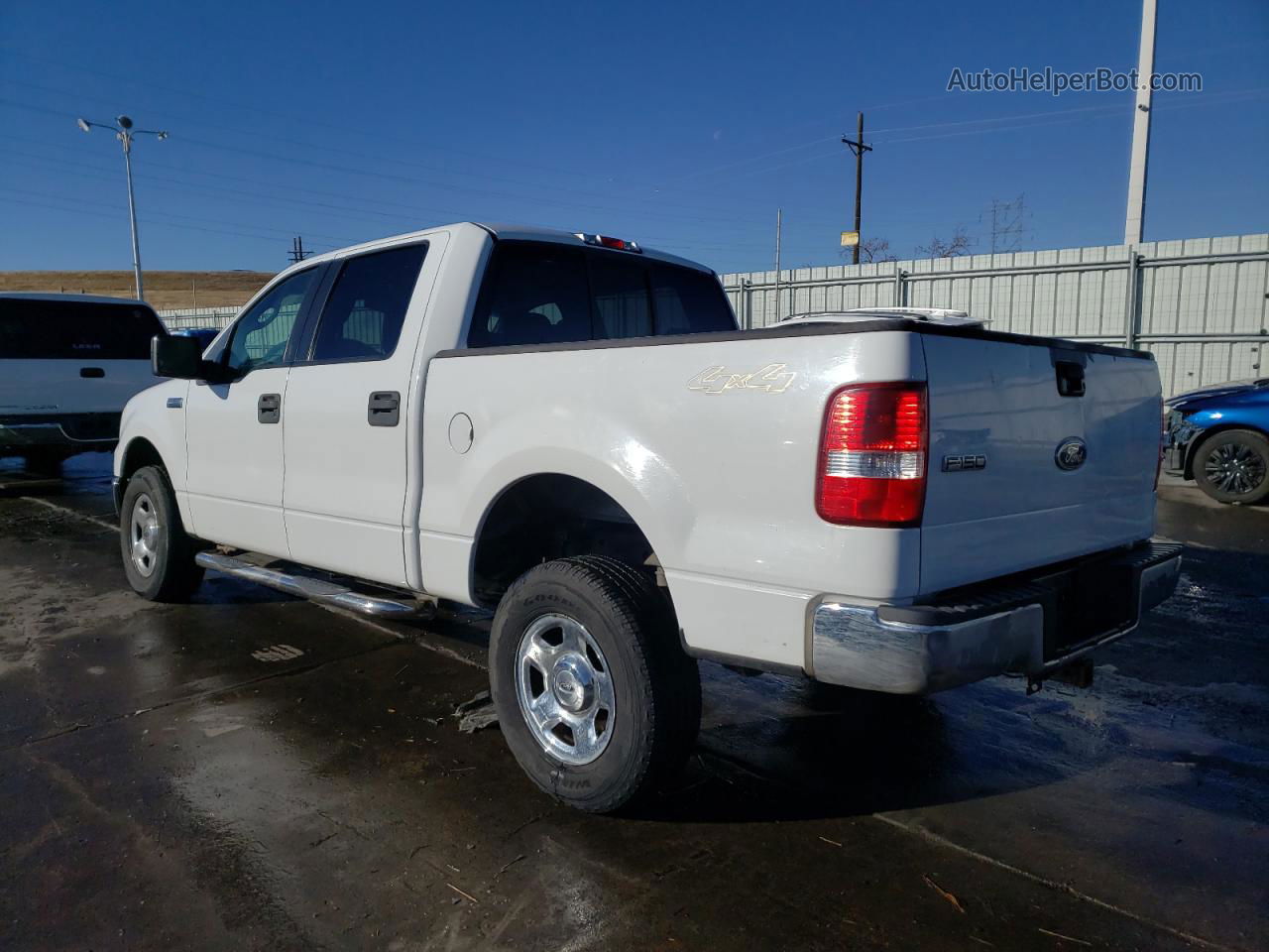 2005 Ford F150 Supercrew White vin: 1FTPW14595KF03546