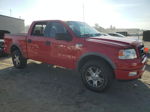 2004 Ford F150 Supercrew Red vin: 1FTPW145X4KC57816