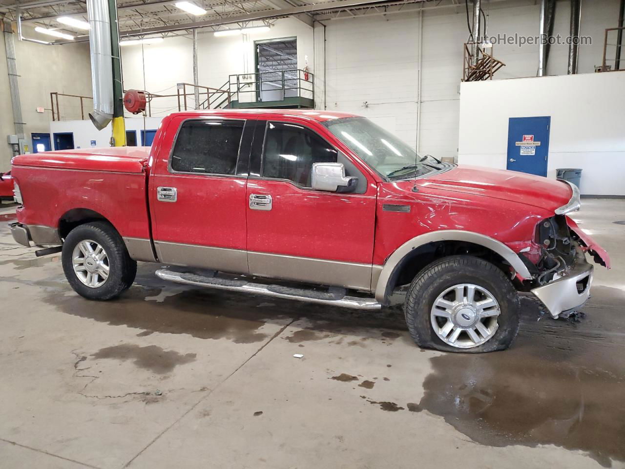 2004 Ford F150 Supercrew Red vin: 1FTPW145X4KD92570