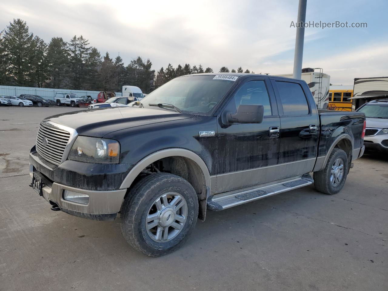 2005 Ford F150 Supercrew Black vin: 1FTPW145X5FA18180