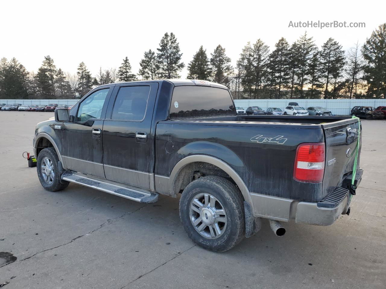 2005 Ford F150 Supercrew Black vin: 1FTPW145X5FA18180