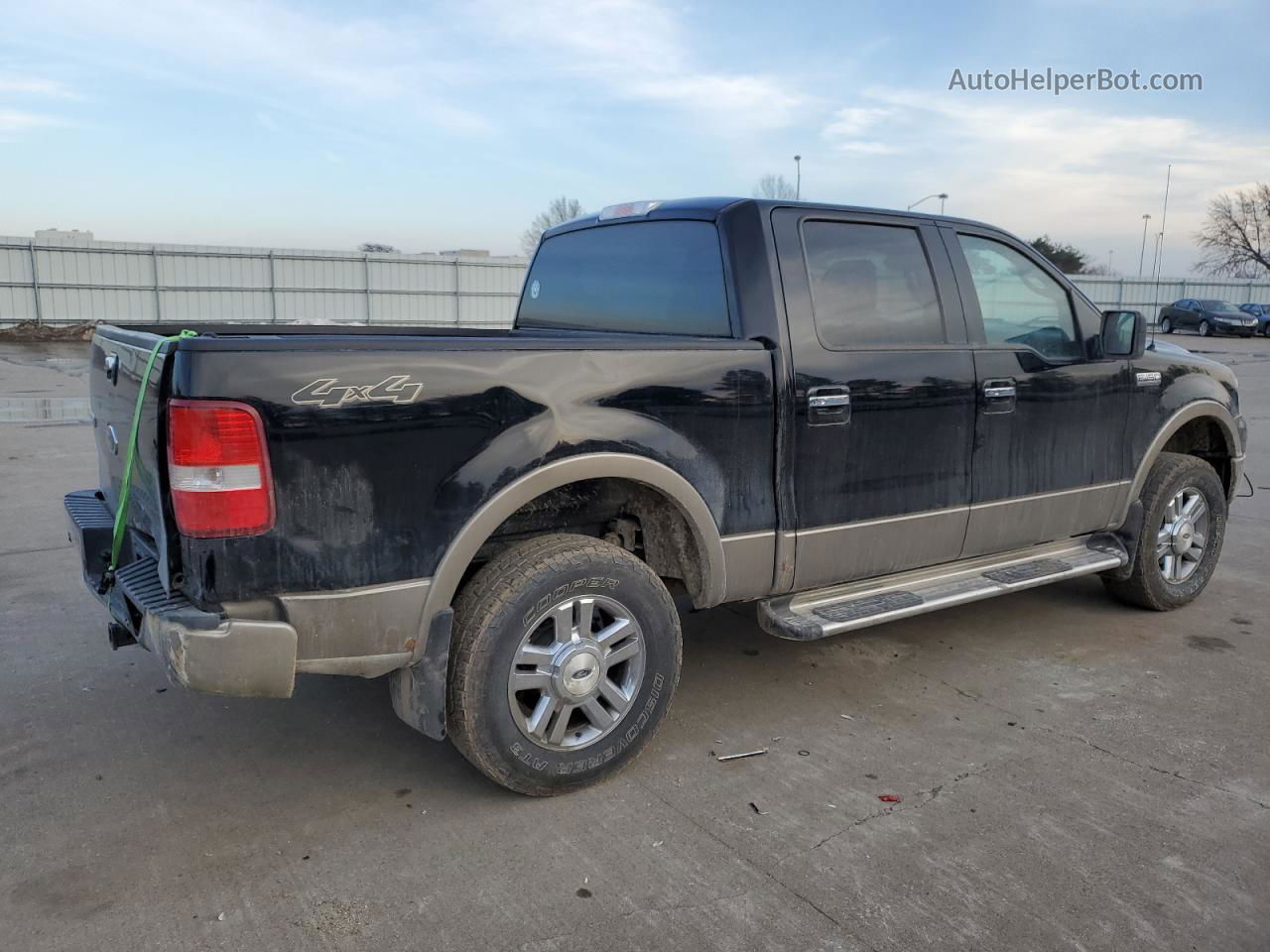 2005 Ford F150 Supercrew Black vin: 1FTPW145X5FA18180