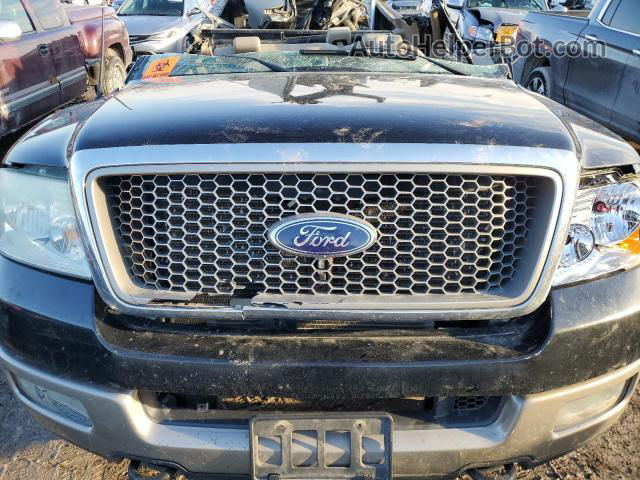 2005 Ford F150 Supercrew Черный vin: 1FTPW145X5FB02404