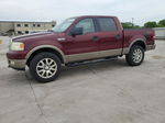 2005 Ford F150 Supercrew Maroon vin: 1FTPW145X5FB04931