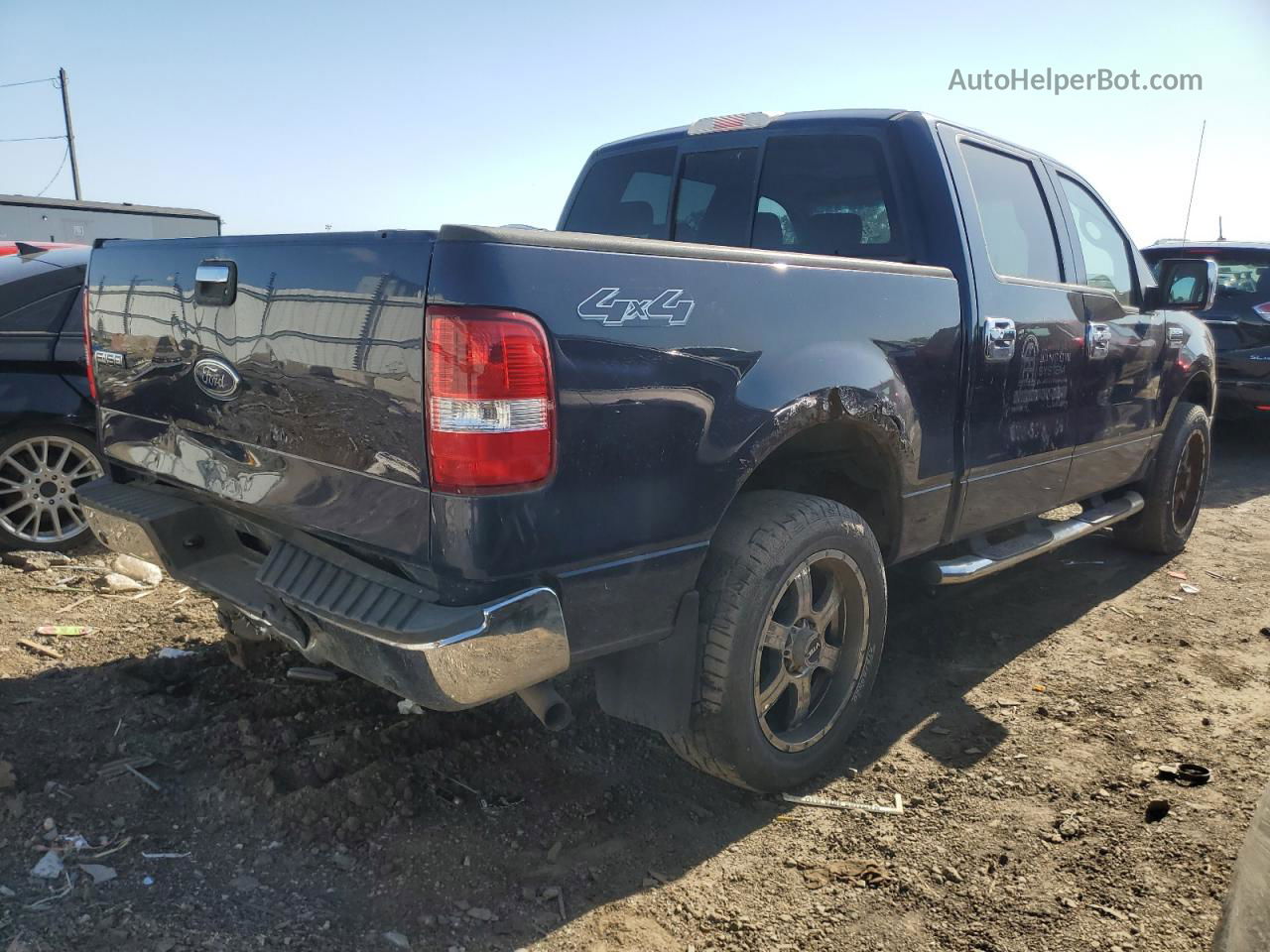 2005 Ford F150 Supercrew Blue vin: 1FTPW145X5FB37914