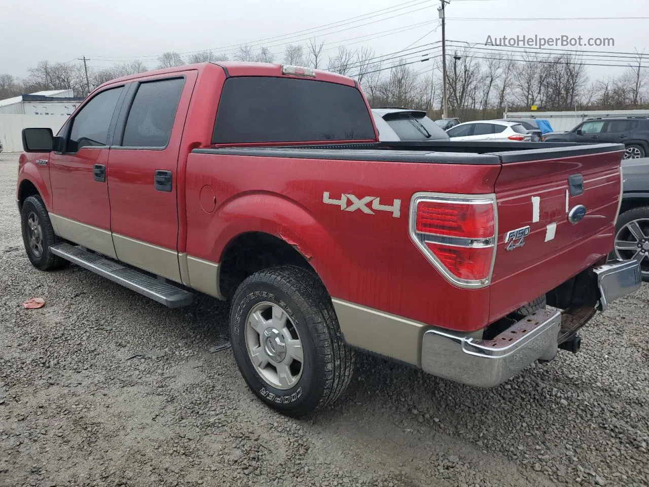 2009 Ford F150 Supercrew Red vin: 1FTPW14V19FB00496