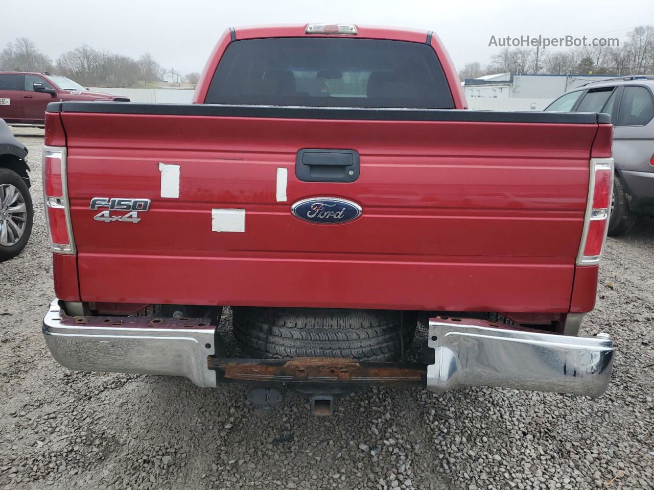 2009 Ford F150 Supercrew Red vin: 1FTPW14V19FB00496