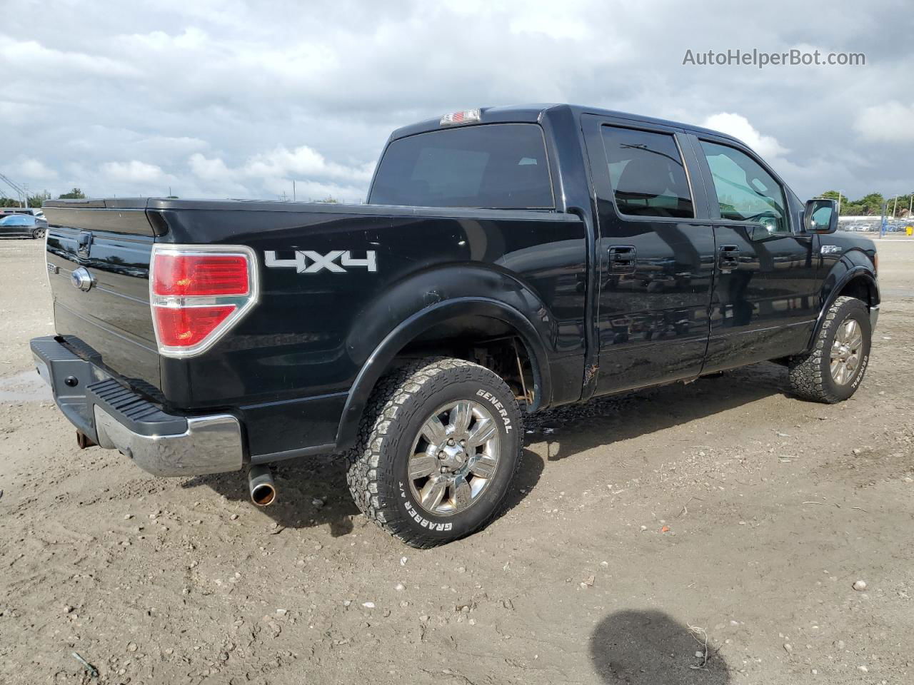 2009 Ford F150 Supercrew Черный vin: 1FTPW14V29FA27932