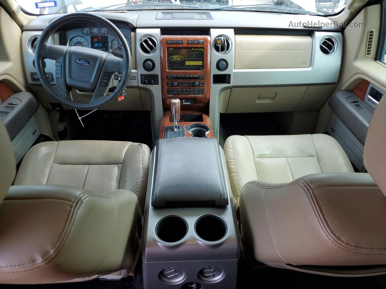 2009 Ford F150 Supercrew Черный vin: 1FTPW14V39FA11450