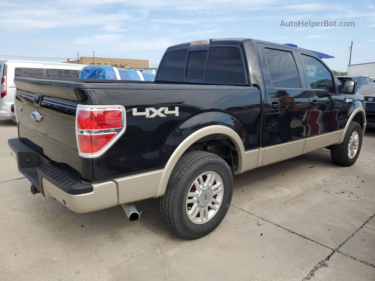 2009 Ford F150 Supercrew Черный vin: 1FTPW14V39FA11450