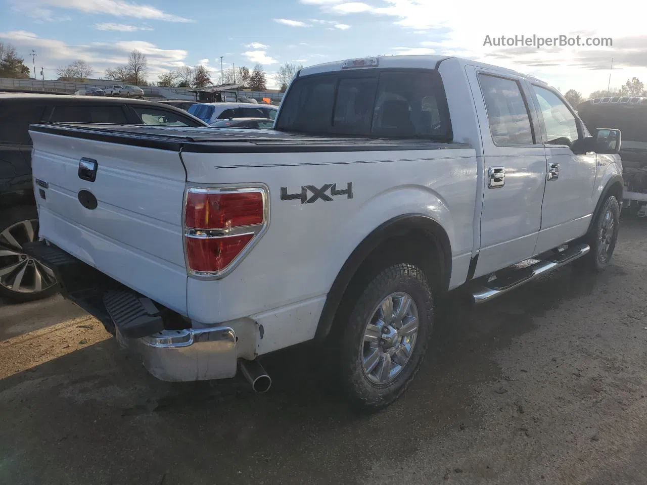 2009 Ford F150 Supercrew Белый vin: 1FTPW14V39FA85578