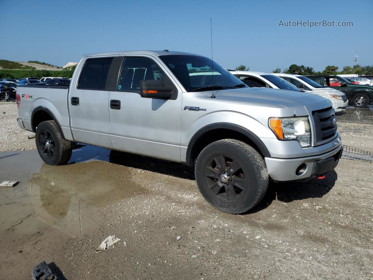 2009 Ford F150 Supercrew Silver vin: 1FTPW14V59FA09120