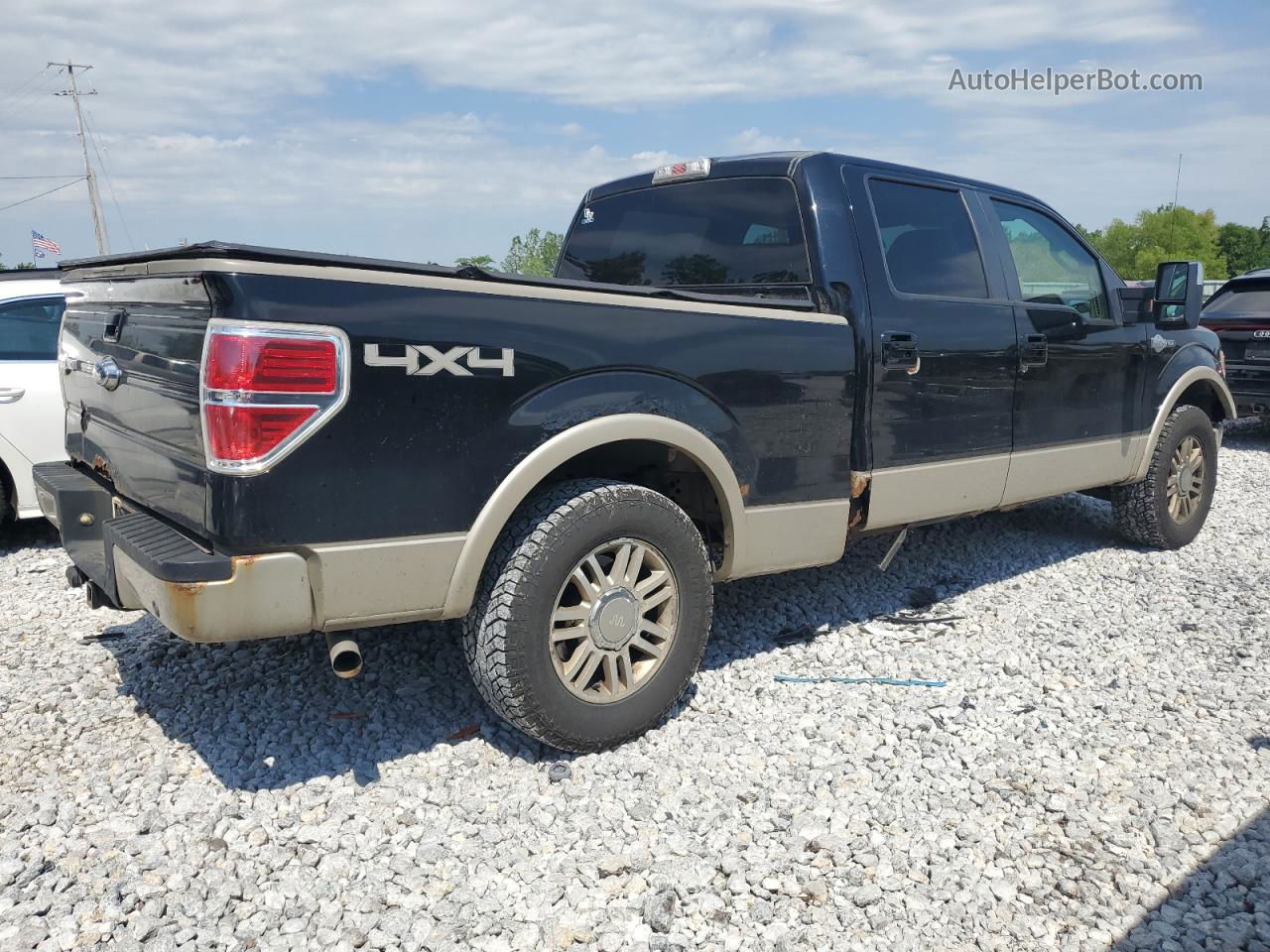 2009 Ford F150 Supercrew Черный vin: 1FTPW14V59KC16775