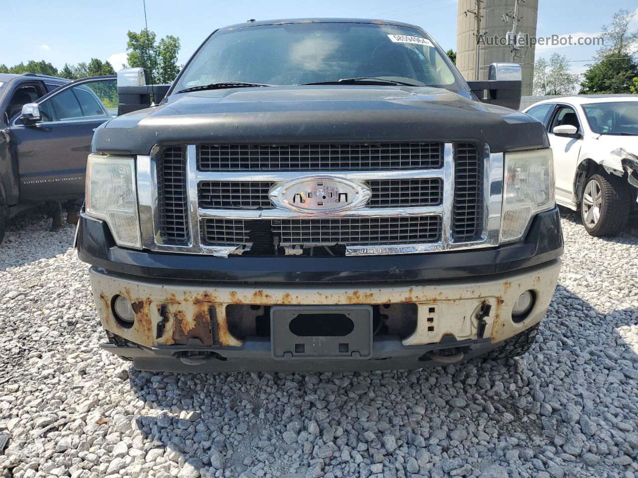 2009 Ford F150 Supercrew Черный vin: 1FTPW14V59KC16775