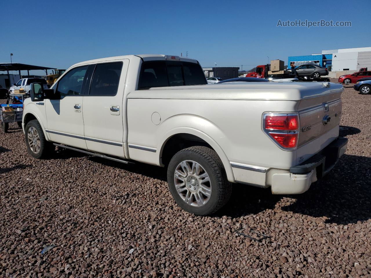 2009 Ford F150 Supercrew Cream vin: 1FTPW14V99FA60653