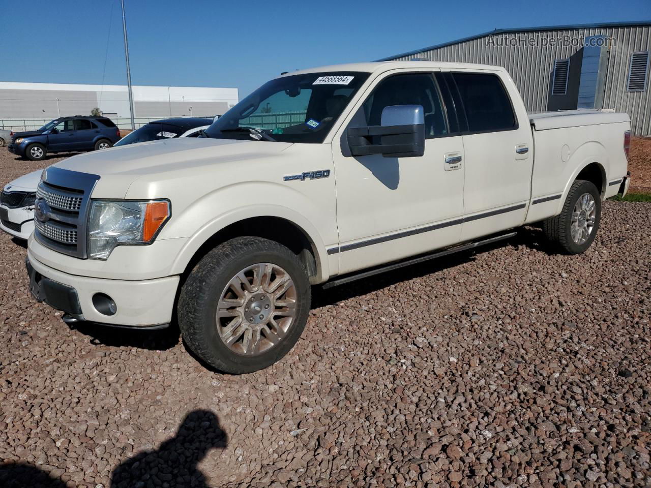 2009 Ford F150 Supercrew Cream vin: 1FTPW14V99FA60653