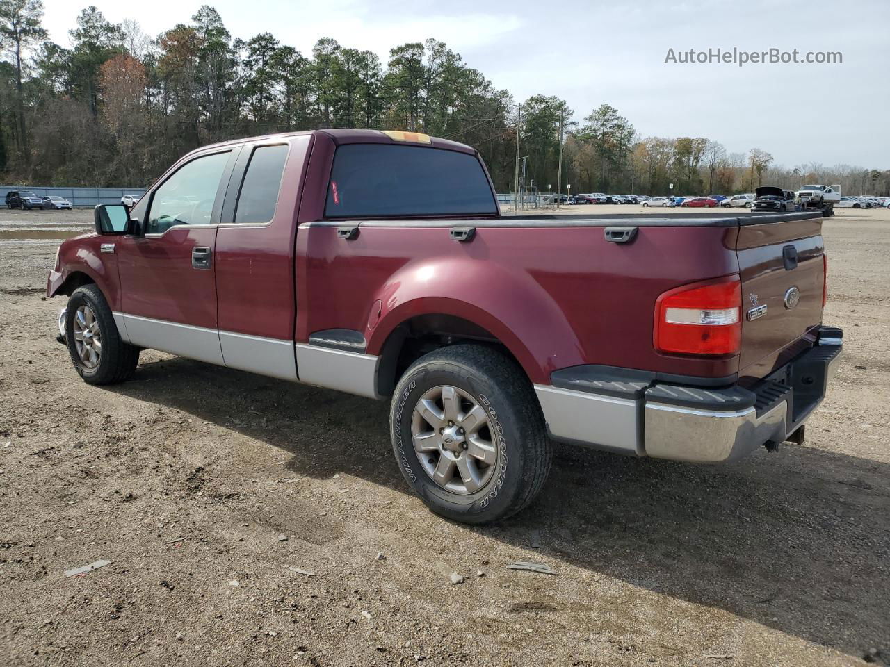 2005 Ford F150  Burgundy vin: 1FTPX02525KD45366