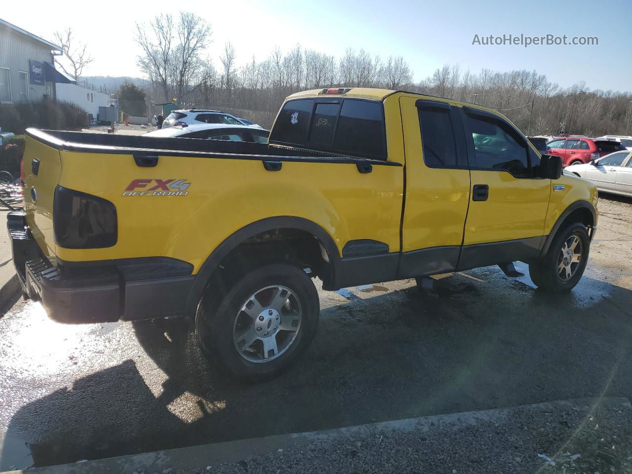 2004 Ford F150  Yellow vin: 1FTPX04504KA02857