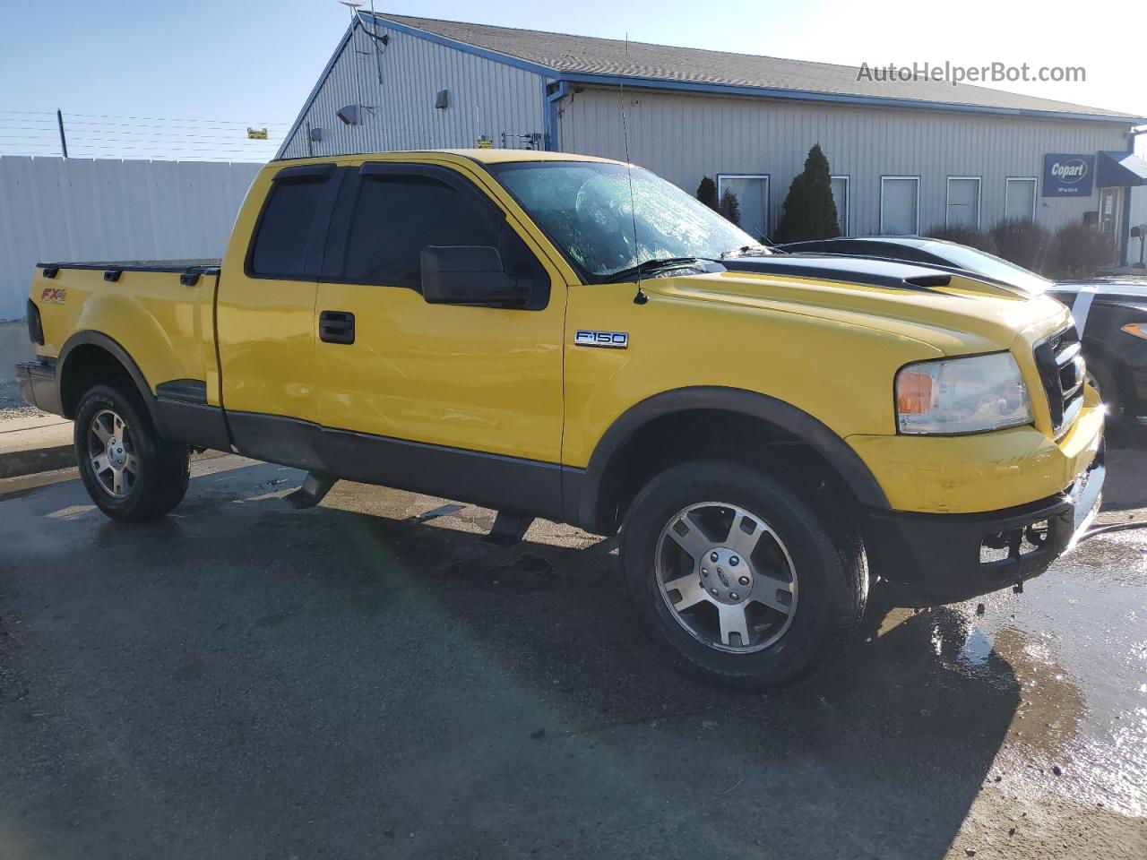 2004 Ford F150  Yellow vin: 1FTPX04504KA02857