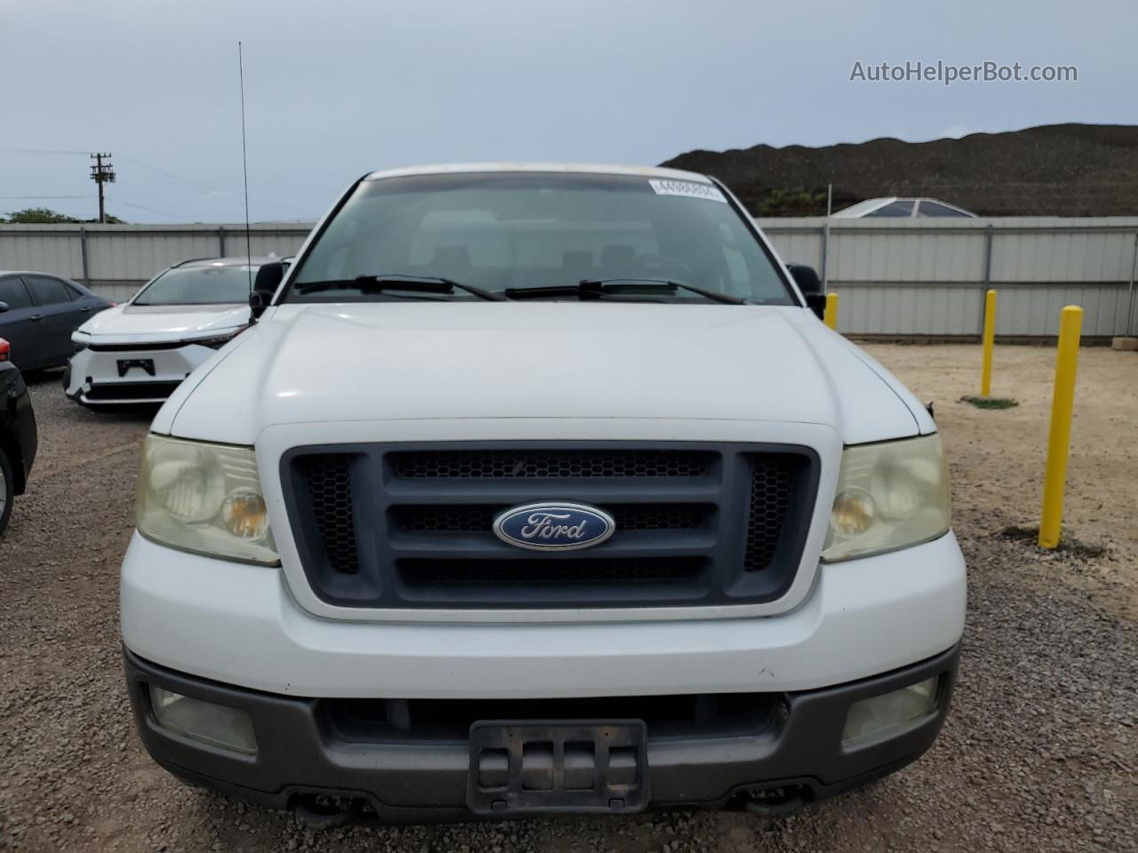 2005 Ford F150  White vin: 1FTPX04505KC98786