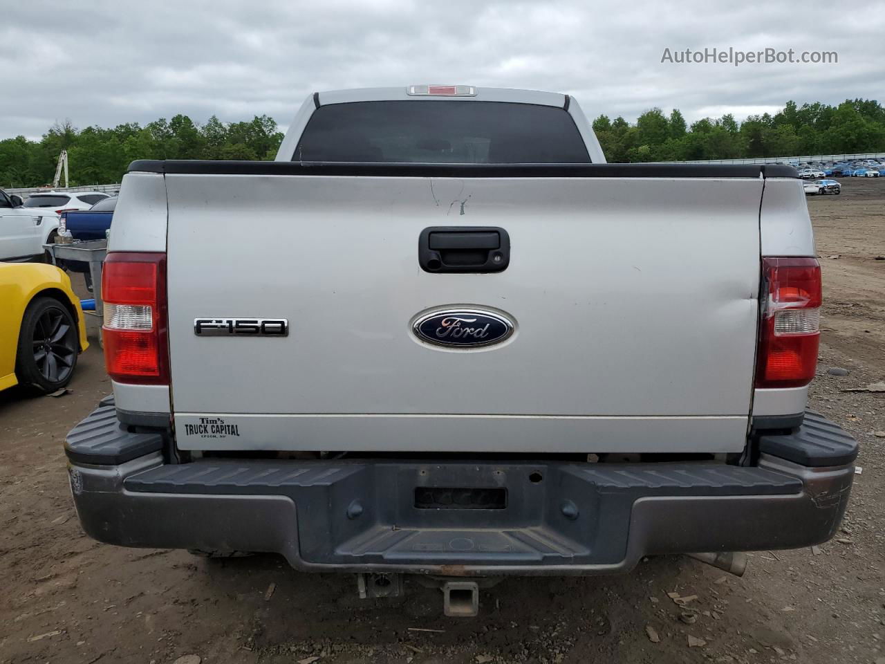 2005 Ford F150  Silver vin: 1FTPX04545KE70785