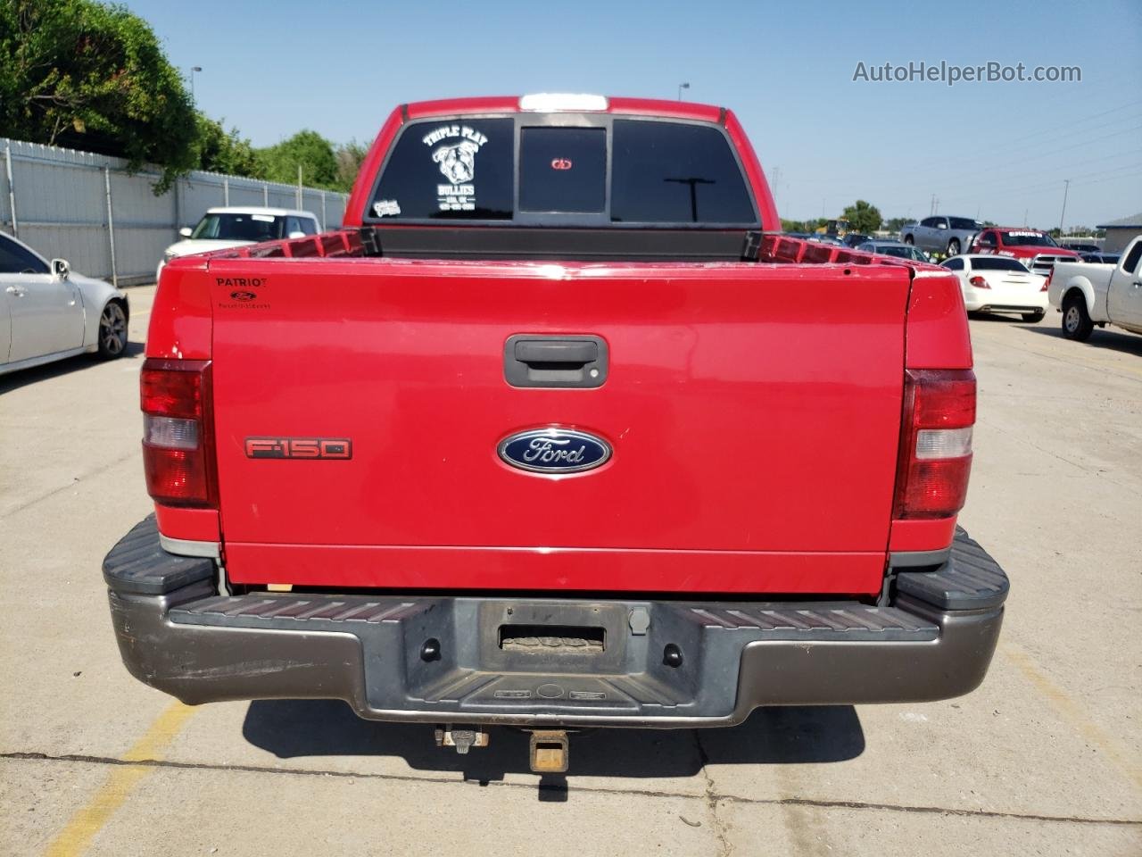 2005 Ford F150  Red vin: 1FTPX04585KB80419