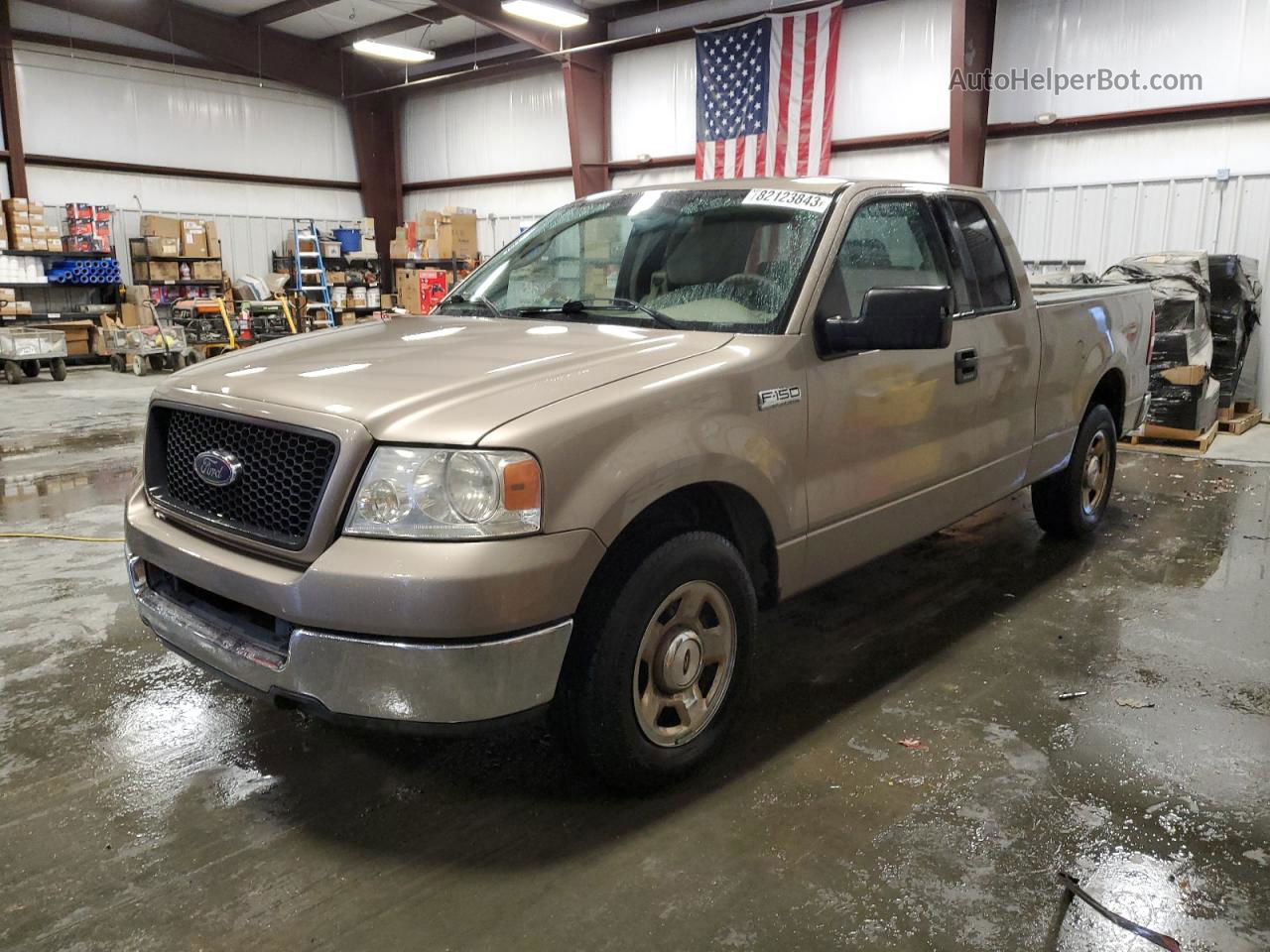 2004 Ford F150  Beige vin: 1FTPX12504NA91126