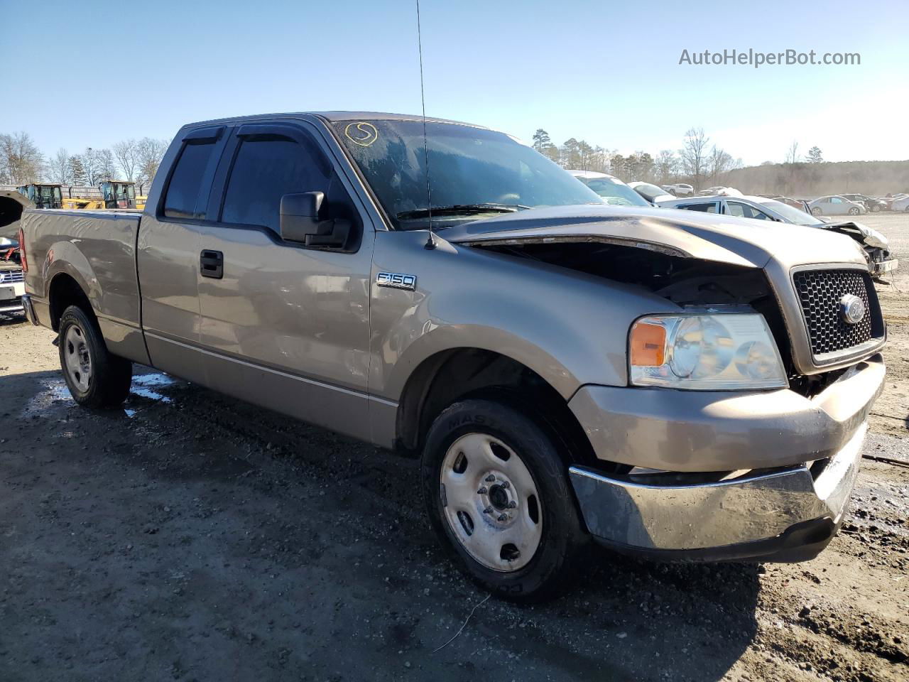 2005 Ford F150  Tan vin: 1FTPX12505NA76563