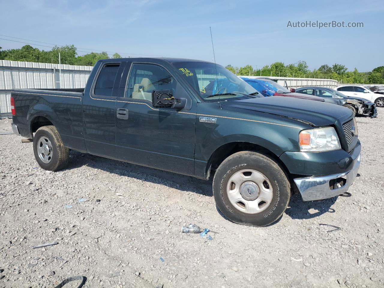 2004 Ford F150  Green vin: 1FTPX12514NC52146