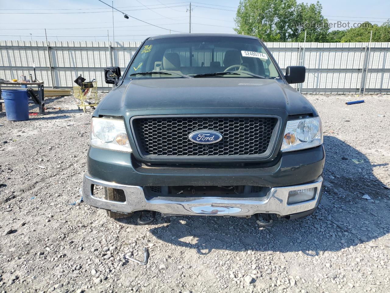 2004 Ford F150  Green vin: 1FTPX12514NC52146