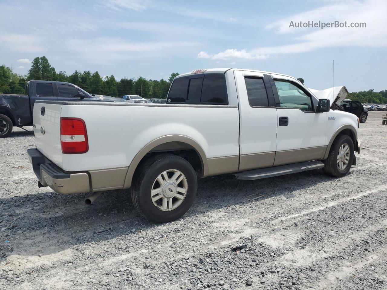 2004 Ford F150  White vin: 1FTPX12514NC53071