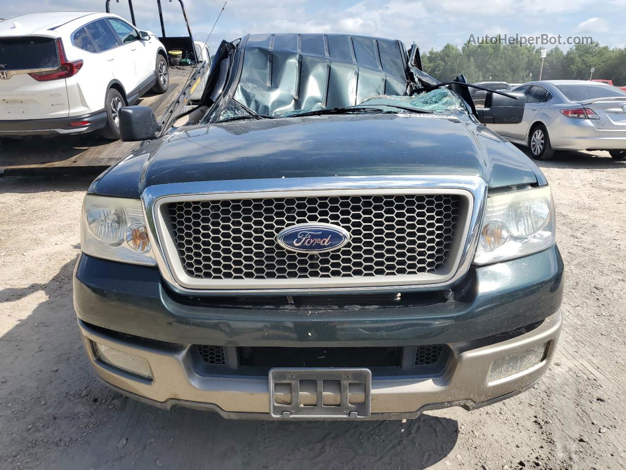 2004 Ford F150  Green vin: 1FTPX12534NB30372