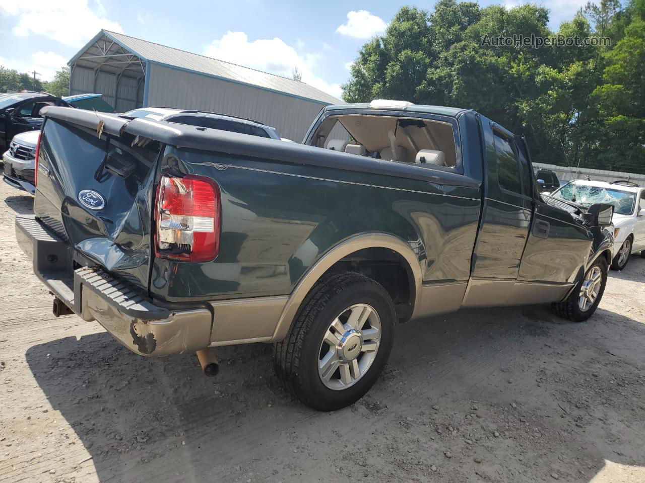 2004 Ford F150  Green vin: 1FTPX12534NB30372